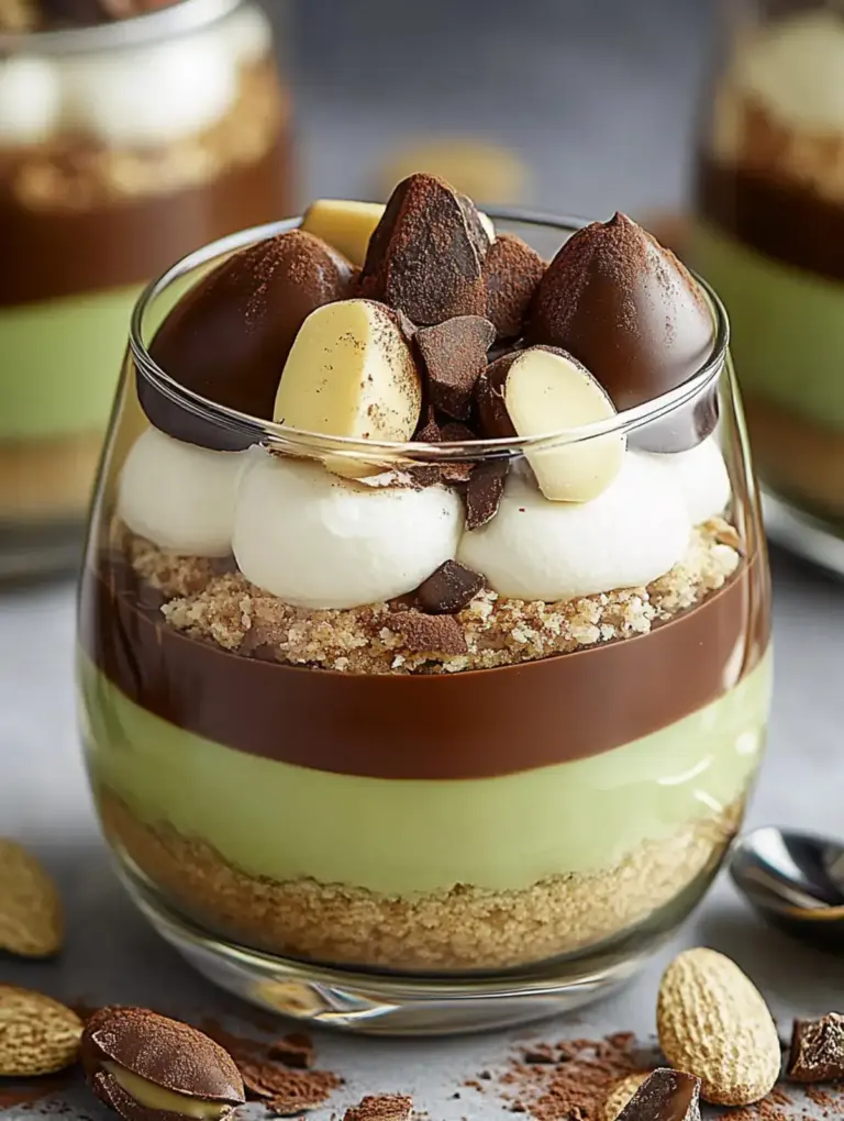 Schokoladen Tiramisu im Glas: Cremiger Genuss mit Pistazien