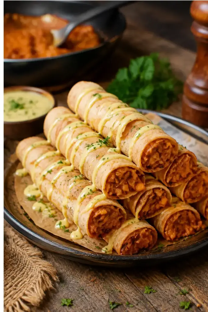 Beste Taquitos mit Kichererbsen Füllung – einfach und knusprig – Einfach Clever Kochen
