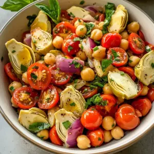 Toskanischer Artischocken-Tomaten-Salat