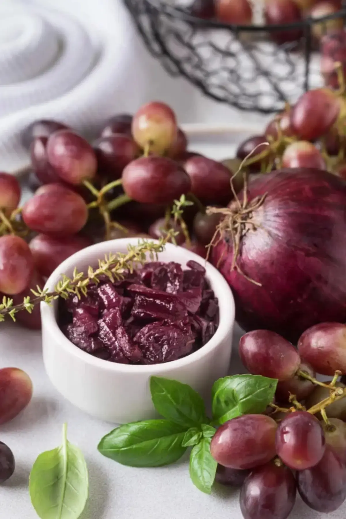 Trauben Zwiebel Chutney