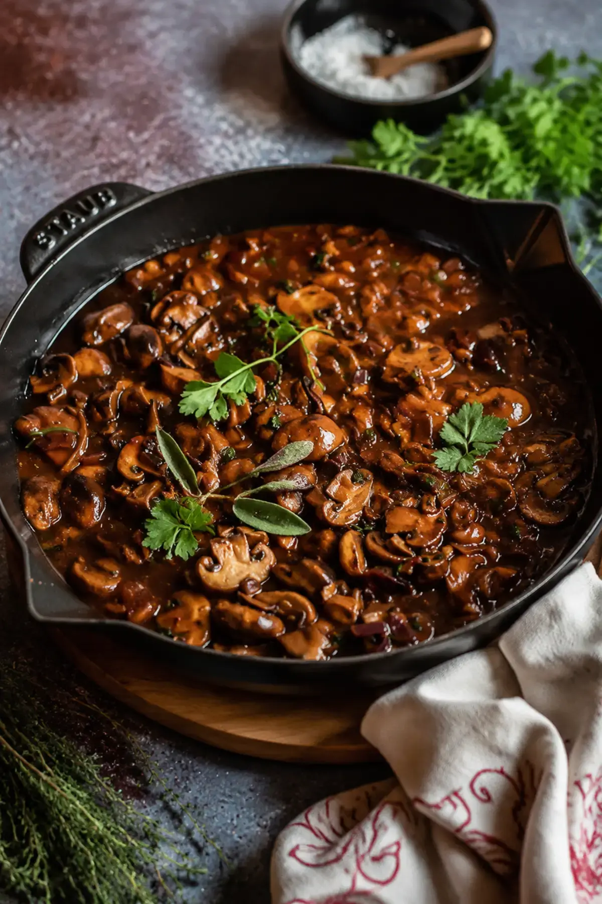 Vegane Pilzpfanne 1
