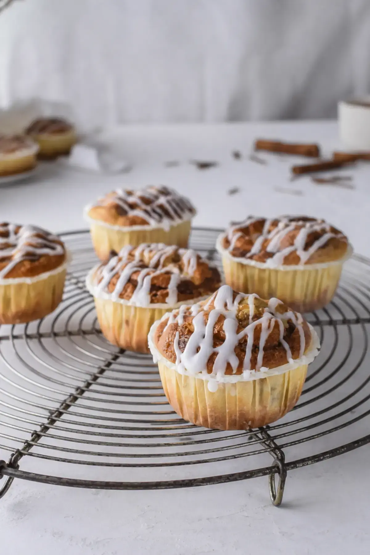 Zimtschnecken Apfel Muffins