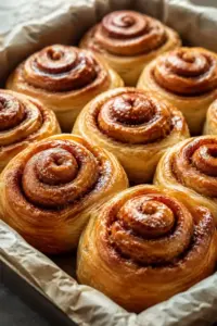 Einfache Zimtschnecken mit Blätterteig