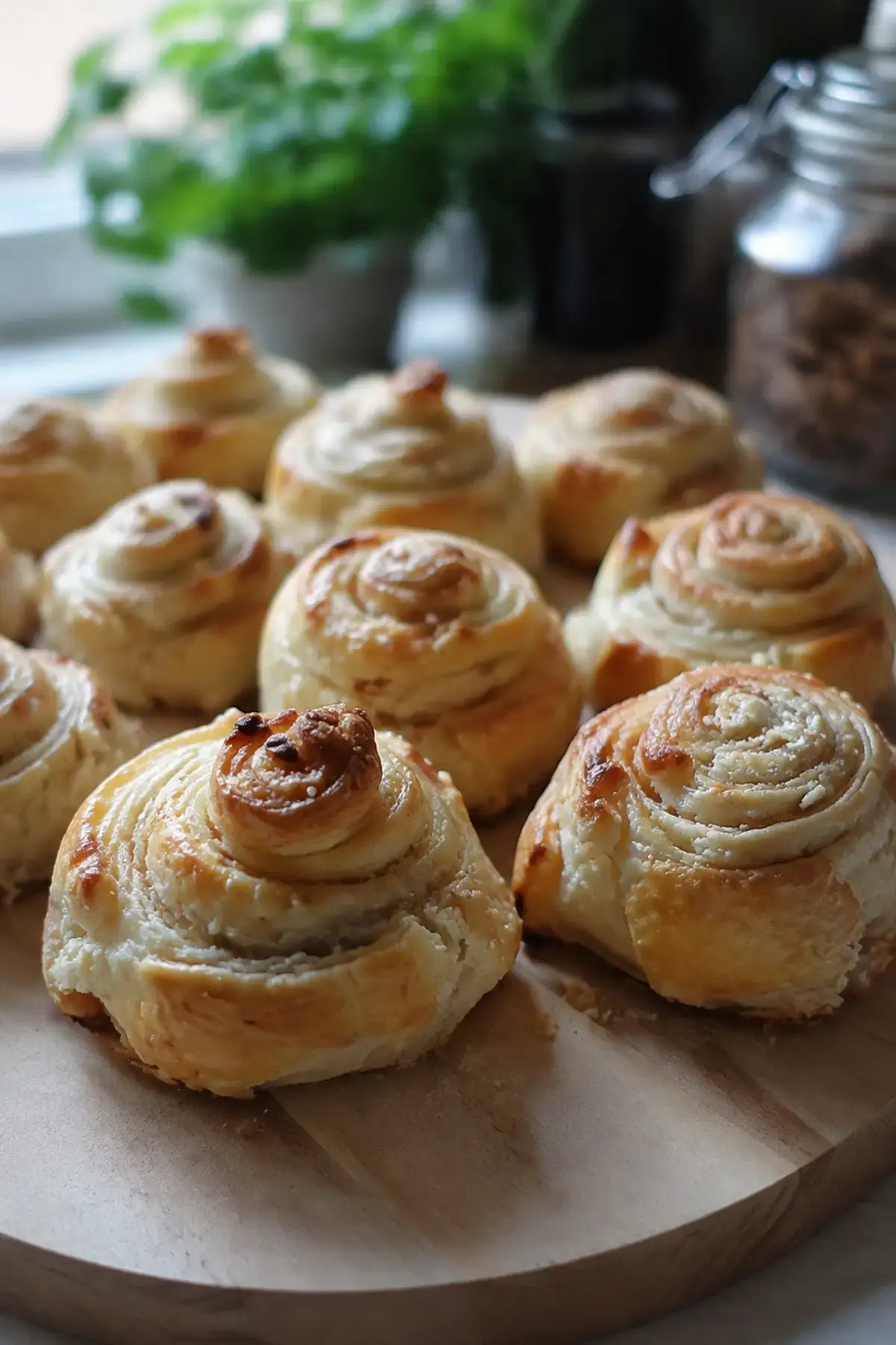 Zimtschnecken aus Blytterteig