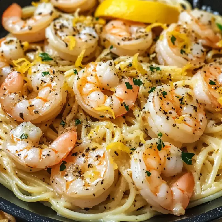 Zitronenbutter Garnelenpasta: Das perfekte, schnelle Gericht