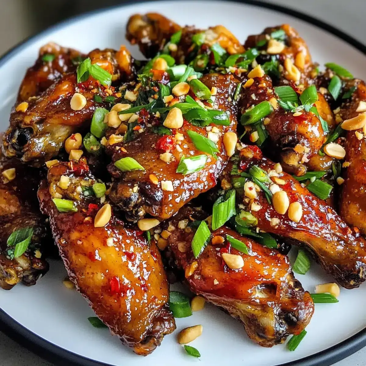 Zitronengras Chili Air Fryer Hyhnchenflygel