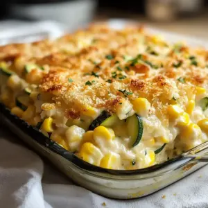 Zucchini-Mais-Auflauf