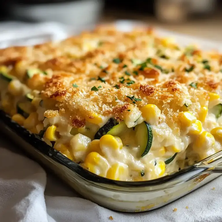 Zucchini-Mais-Auflauf für den ultimativen Genuss