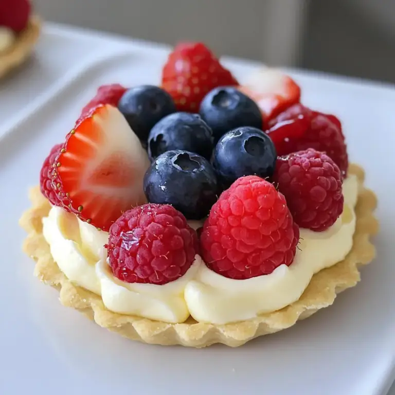 Einfaches Zuckerplätzchen Obsttörtchen für köstlichen Sommergenuss