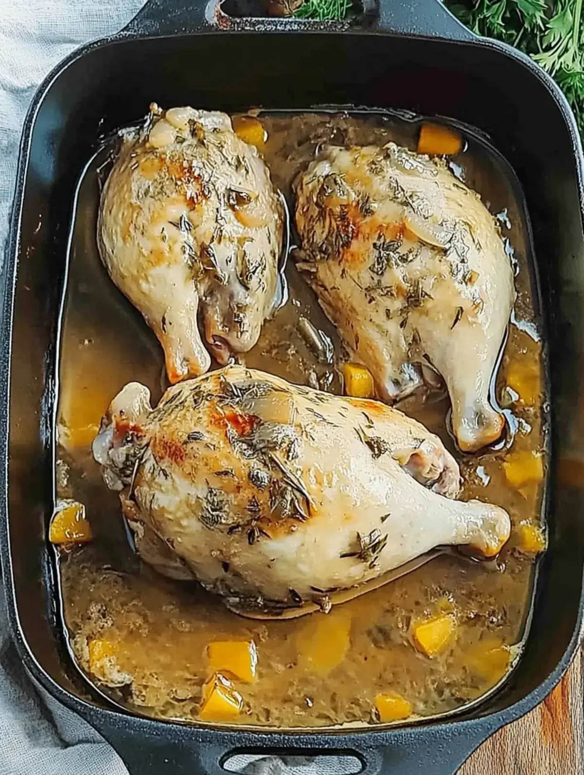 Zwiebel Sahne Hyhnchen