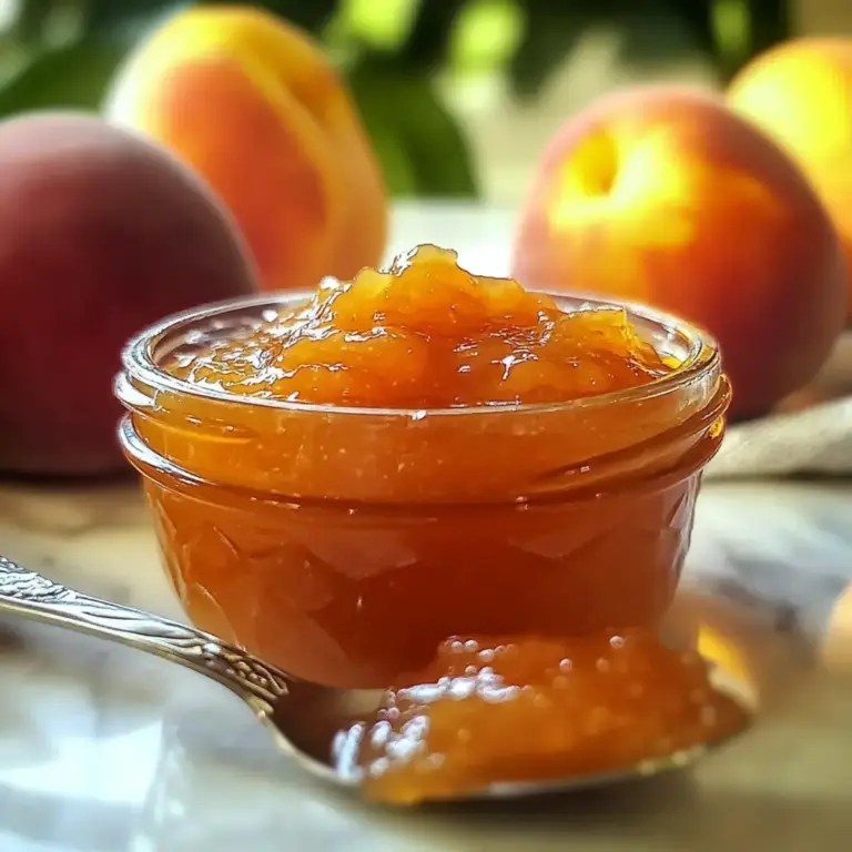 Altmodische Pfirsichmarmelade: Ein einfaches Sommervergnügen
