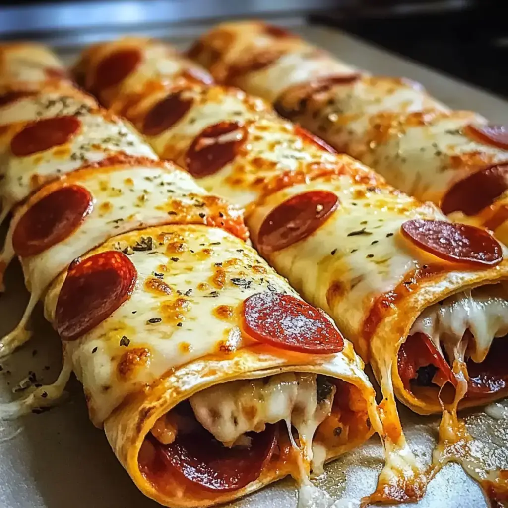 Gebackene Pizzawraps: Einfache, köstliche 20-Minuten-Rezeptur