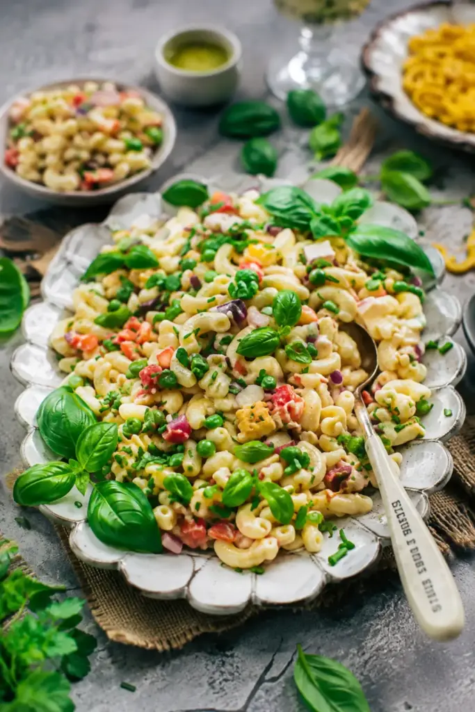 Veganer Nudelsalat mit Mayo – Einfaches Rezept mit 5 Tipps – Einfach Clever Kochen
