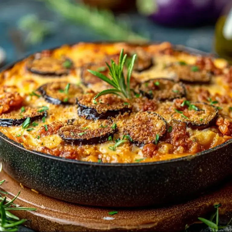 Köstlich Herzhafte Moussaka Vegetarisch
