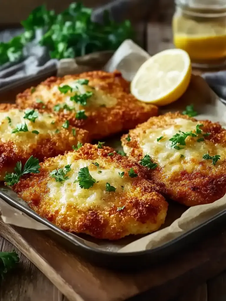 Geniale Überbackene Partyschnitzel aus dem Ofen