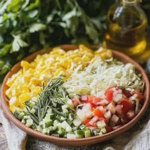 Knackiger Übernachtsalat